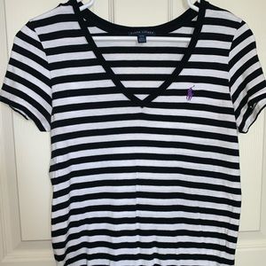 **POLO** WOMEN'S V-NECK TEE